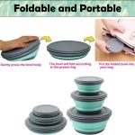 3Pcs/Set Bowl Sets Silicone Folding Lunch Box - Image 4