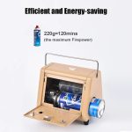 Portable 1500W Butane Tent Infrared Outdoor Space Heater Khaki - Image 5