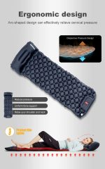 Ultralight Camping Inflatable Mattress with Built-In Pump and Pillows - Image 5