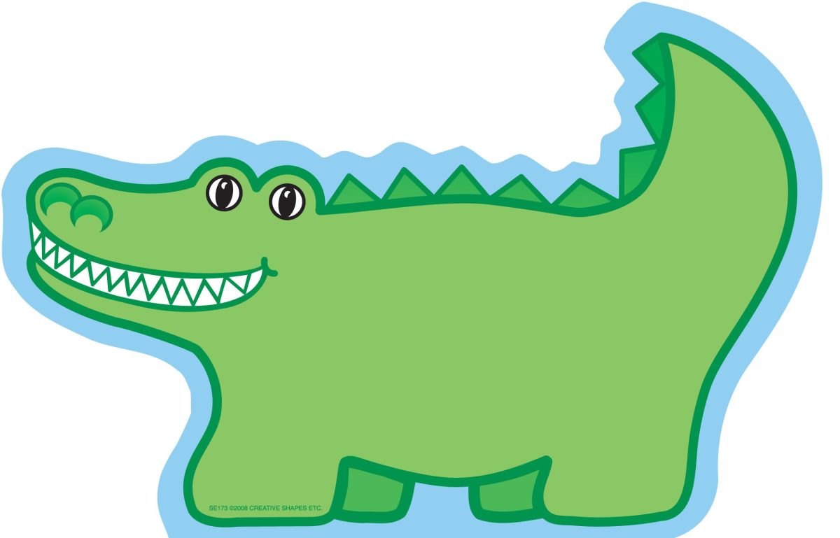 SHAPES ETC. Large Notepad Alligator - Image 1