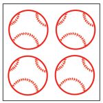 SHAPES ETC. Incentive Stickers - Baseball