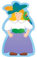 SHAPES ETC. Mini Notepad - Pirate/Girl