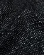 Black & Gold Herringbone Tweed Fabric by the Metre (142cm, 350gsm) - Ideal for Curtains, Jackets, Suits & Crafts - Image 2