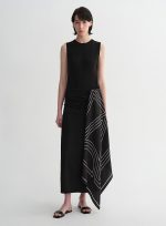 Ice silk wool blend dress with adjustable waistline, hip-flattering design, slim fit for a figure-slimming effect - Image 6