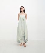 "Island Walk" Cotton Beaded Sling Dress - Image 14
