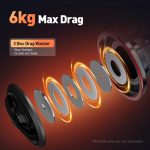 NNEOBA 4000 Series Light Spinning Reel 6kg Max Drag Red - Image 5