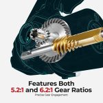 NNEOBA Spinning Fishing Reel 4000 Series High-Speed Green - Image 3