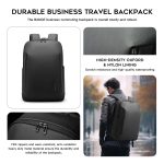 NNEOBA 15.6-Inch Casual Laptop Backpack Black - Image 4