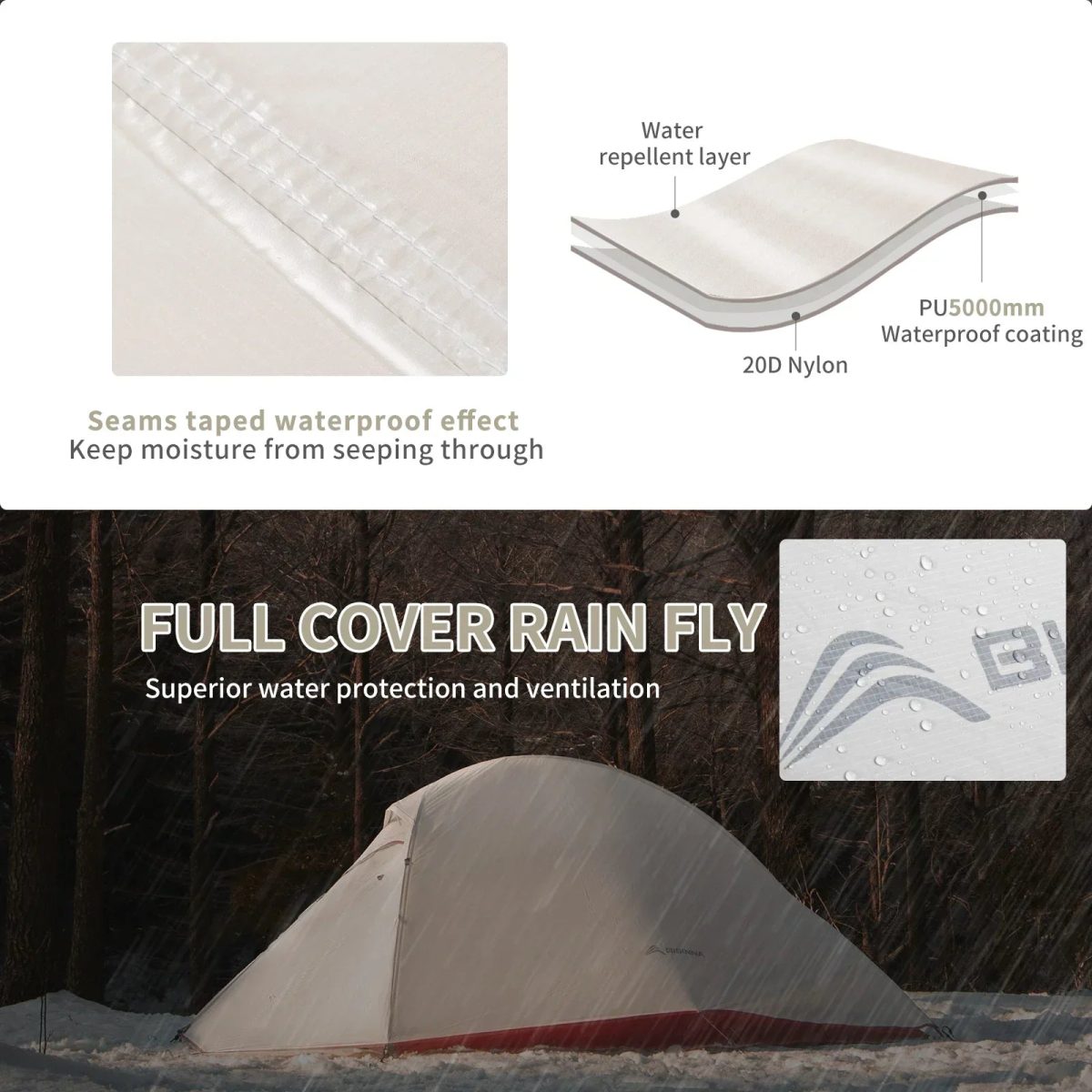 Ultralight Camping Tent Backpack Tent - Image 5