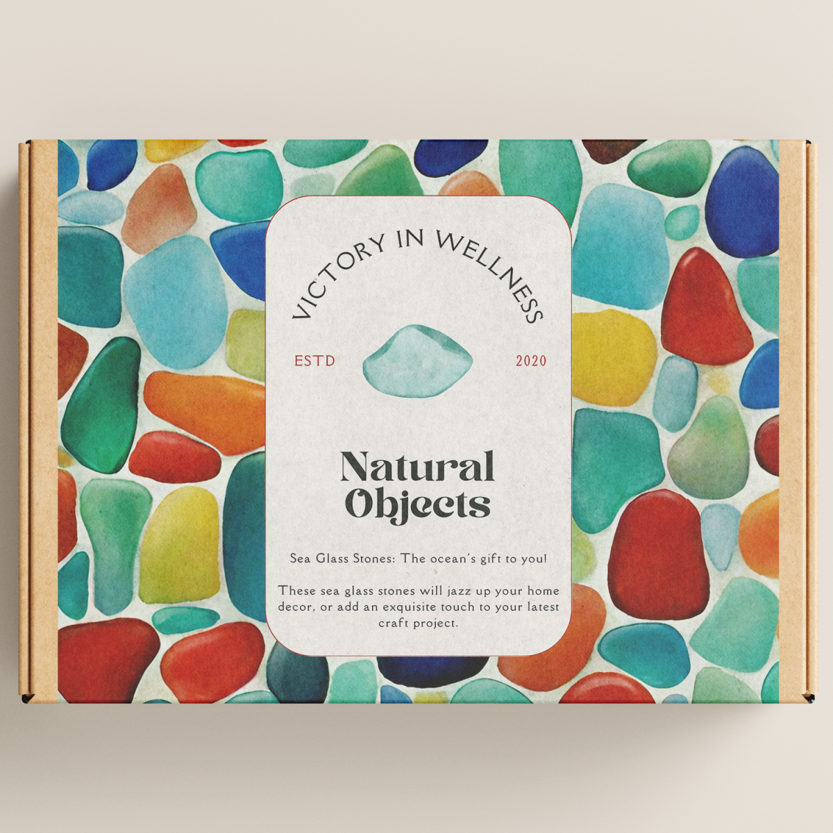 Raw Sea Glass, Natural, Authentic Sea Glass for DIY Crafts, Home Decor and Jewelry Making | by Victory In Wellness - Image 1