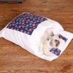 Japanese Cat Bed Warm Cat Sleeping Bag Deep Sleep Cave Winter Removable Pet House Bed for Cats Dogs Nest Cushion with Pillow - Image 20