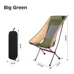 NNEOBA Ultralight Folding Moon Chair Big Green - Image 5
