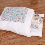 Japanese Cat Bed Warm Cat Sleeping Bag Deep Sleep Cave Winter Removable Pet House Bed for Cats Dogs Nest Cushion with Pillow - Image 23