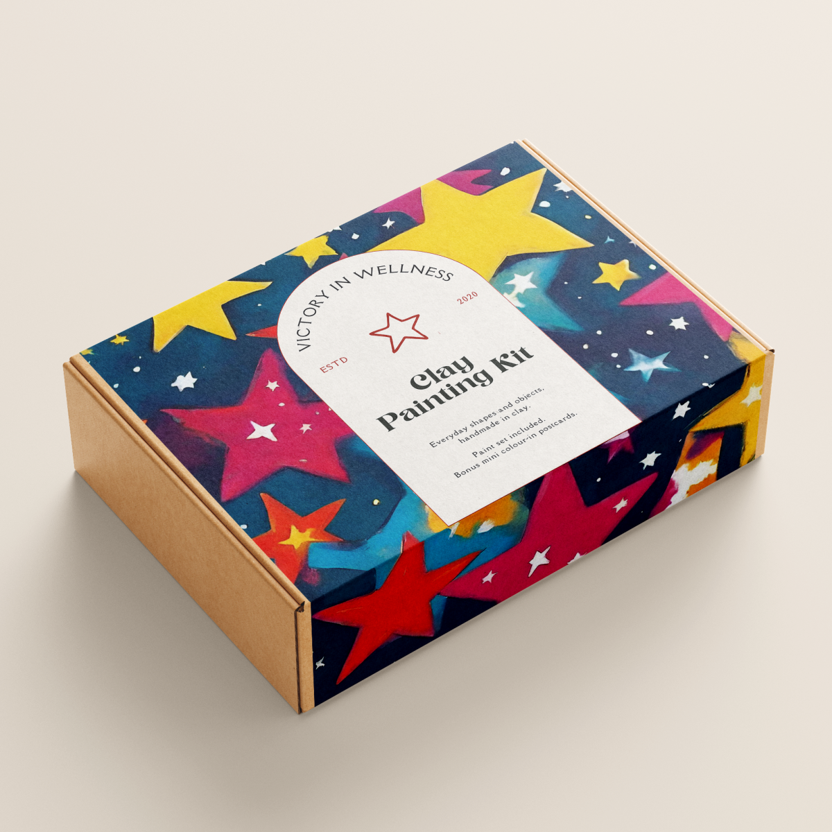 Cute aesthetic collection, Star Dish, Craft Kit, Trinket Dish, Paint Kit, Retro Craft Kit - Image 2