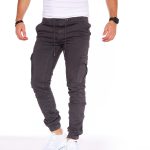 STYLEKO Cargohose Elastischer Hosenband