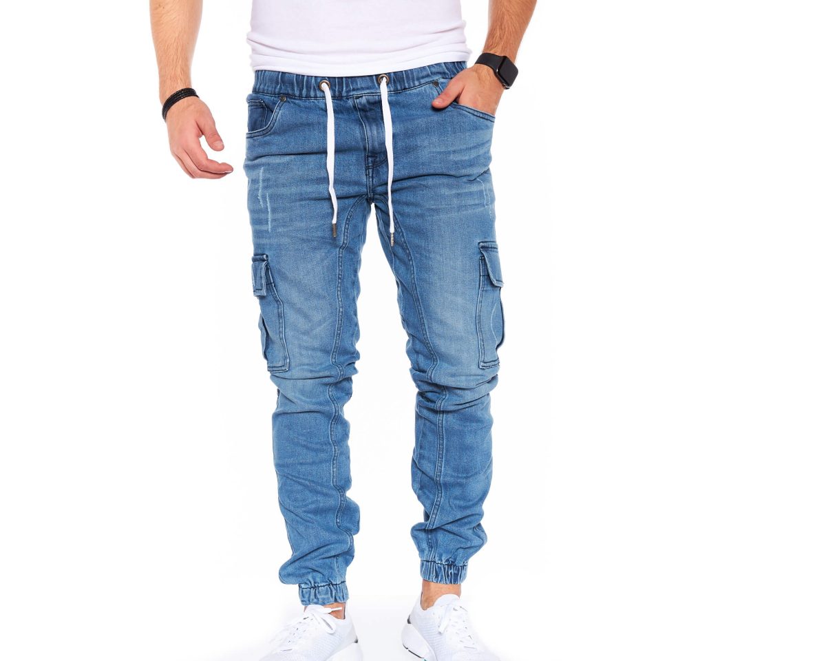 STYLEKO Cargo Jeans Hose Elastischer Hosenband - Image 28
