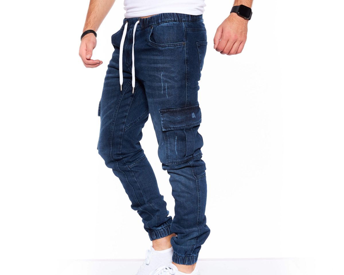 STYLEKO Cargo Jeans Hose Elastischer Hosenband - Image 11