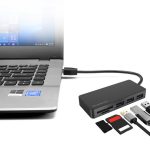 NNEDSZ CH368 3 Port USB 3.0 Hub with Dual Slot SD MicroSD Card Reader - Image 3