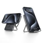 NNEDSZ CHOETECH B735-BK 10000mAh 20W MagLeap Wireless Power Bank Black with Phone Holder and Build-in Cable - Image 3
