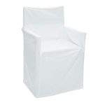 NNEDSZ IDC Homewares Cotton Director Chair Cover White