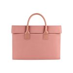 NNEDSZ Portable Waterproof Laptop Case - Fits 14.1-15.4 Inches - Beauty Pink
