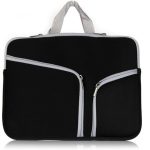 NNEDSZ 10-Inch Multi-Pocket Laptop Liner Bag For Diving Material - Black