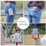 NNEDSZ Green And Grey Portable Waterproof Camping Mat - Foldable Picnic and Beach Blanket - Image 3