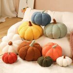 NNEDSZ White 2-PCS 30cm Creative Plush Pumpkin Pillow for Sofa, Window Seat & Living Room Decoration - Image 2