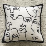 NNEDSZ Threaded Avatar 45x45cm Decorative Zebra-Pattern Pillow Cover with Non-Woven Insert