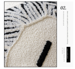 NNEDSZ Threaded Avatar 45x45cm Decorative Zebra-Pattern Pillow Cover with Non-Woven Insert - Image 2