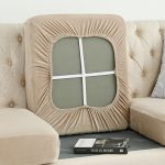 NNEDSZ 2 Pcs Claret Elegant Polyester Sofa Cover - Full Protection Against Cat Scratches & Wear - Image 3