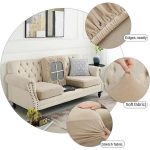 NNEDSZ 2 Pcs Claret Elegant Polyester Sofa Cover - Full Protection Against Cat Scratches & Wear - Image 4