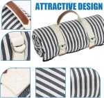 NNEOBA Waterproof Picnic Blanket with Carry Strap for Outdoor Activities - Image 2