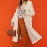 Yellow Eco Leather Trench Coat