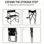 Outdoor Folding Chair with Side Table - Your Versatile Camping Companion - Image 5