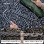 Folding Aluminum Stool with Carry Bag - Image 3