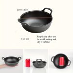 NNETM Pre-Seasoned Cast Iron Skillet with Dual Handles - Image 5