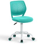 NNECW Adjustable Mid Back Children Study Chair with Adjustable Height for Office-Green - Image 2