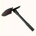 Lightweight Foldable Multi-Tool Steel Shovel for Outdoors - Image 3