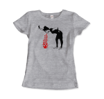 Banksy Lovesick Girl Throwing Up Hearts Artwork T-Shirt - Image 31