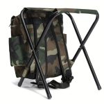 Camping Folding Chair with Backpack Picnic Bag - Image 2
