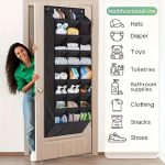 24-Compartment Foldable Shoe Organizer (8-Layer) - Image 3