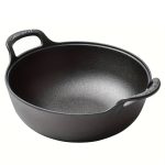 NNETM Pre-Seasoned Cast Iron Skillet with Dual Handles