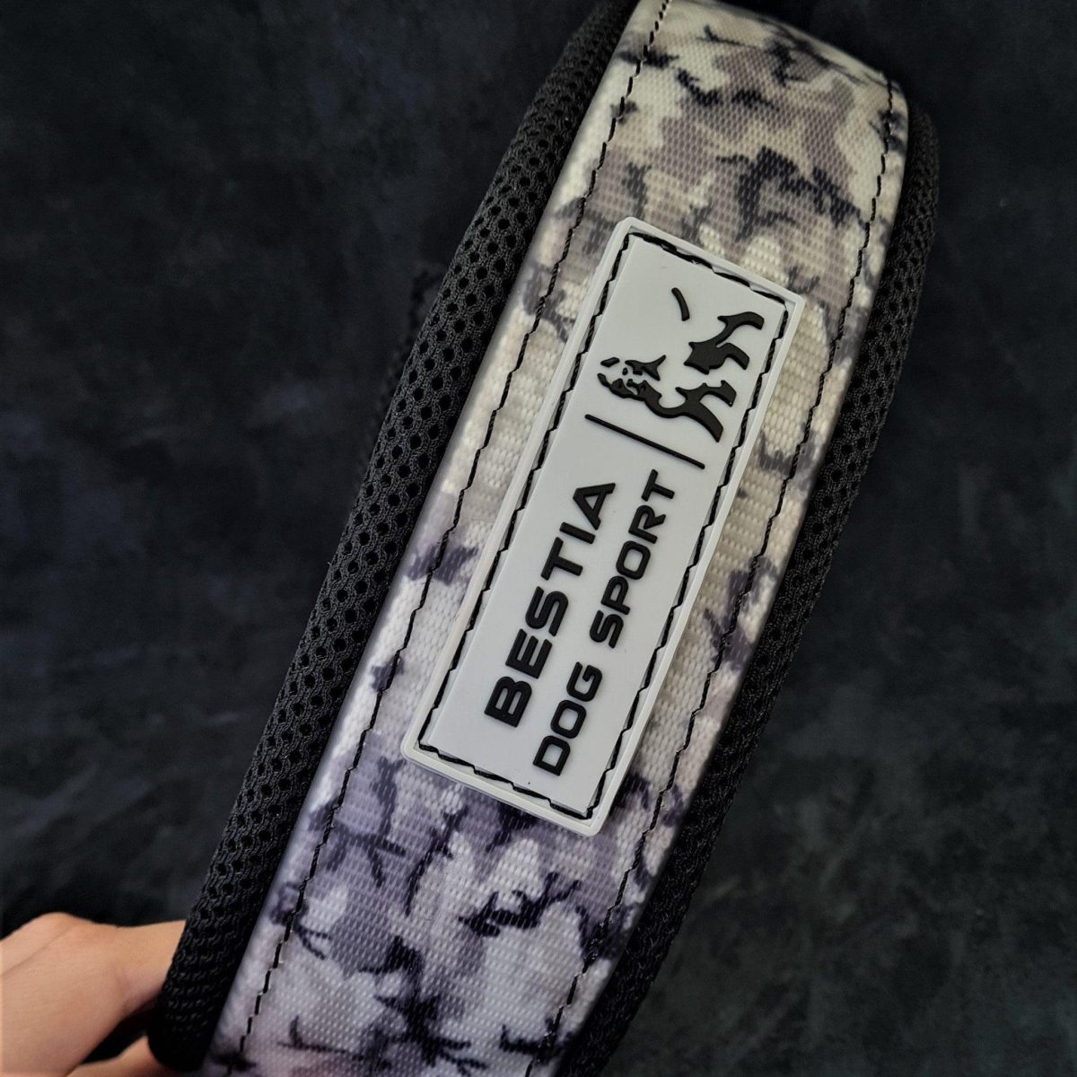 BESTIA DOG SPORT COLLAR GREY CAMO - Image 3