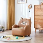 Cartoon Animal Friends Kids Sofa Arm Chair - Image 3