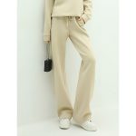 Casual Airy Cream Sweater Pants - Image 7
