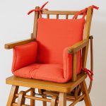 Coussin de Chaise Haute en Coton Bio Fraise - Image 3