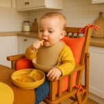 Coussin de Chaise Haute en Coton Bio Fraise - Image 2