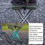 Folding Aluminum Stool with Carry Bag - Image 4