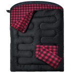 2 Person Double Sleeping Bag for Camping (220x150cm)